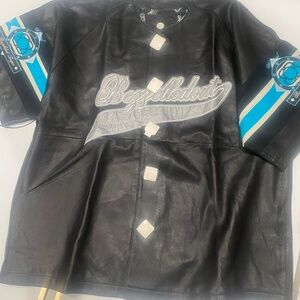 Vintage 90’s Bezzelledout Leather Shirt Sz XXL